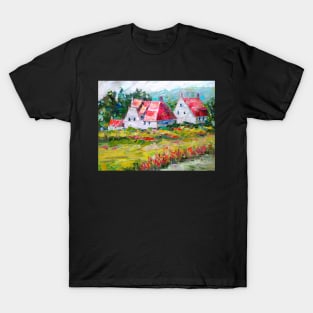 England landscape oil T-Shirt